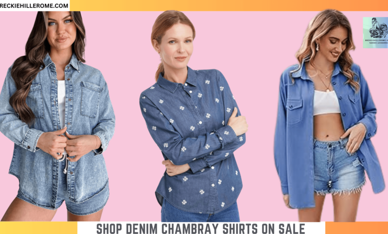 Shop Denim Chambray Shirts on Sale